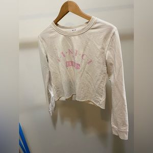 Garage shirt long sleep cropped